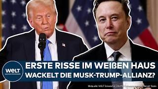 USA: Bruchlinien zwischen Elon Musk und Donald Trump! Kommt der große Knall im weißen Haus?