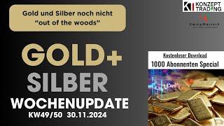 Gold+Silber Wochenupdate KW49/50 | Gold und Silber noch nicht "out of the woods" !!!