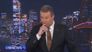 [Blooper] Nine News Sydney | Peter Overton loses his voice - (06.05.2024)