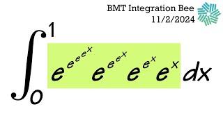 Integral of so many e's