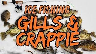 Ice Fishing Gills And Crappie