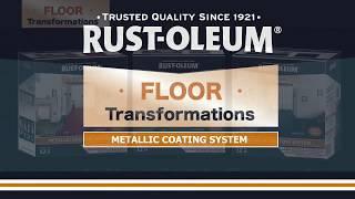 Rust-Oleum How To: Floor Transformations™ Metallic Floor Coating Kit