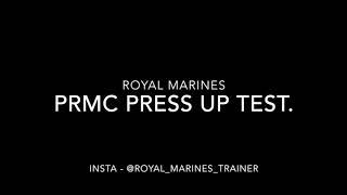 Royal Marines push up beep test