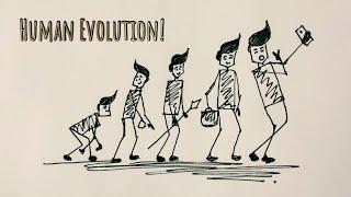 How humans are evolved | Human life cycle drawing | Aman Singh Tomar