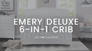 Emery Deluxe 6-in-1 Crib (by Delta Children)