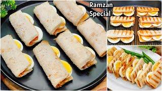 Ramzan Special Recipes | Chicken Half Sandwich | Ramadan Recipes for Iftar | New Recipe/Bread Snacks