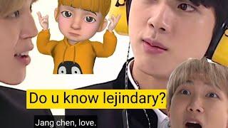 [BTS] BTS Jin as leJINdary makes BTS surprised   100000000% #bts #bangtan