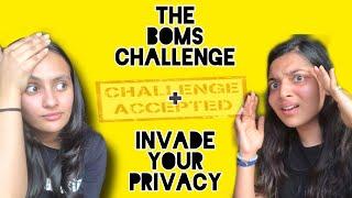 The BOMS Challenge & Invade Your Privacy  || Mylifeashenu ft Palak Sharma || Fun Challenges Friday