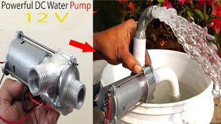 Powerful DC Water Pump | 3D Metal Pump with 12v 775 Motor review & Setting