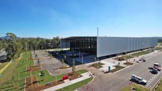 Coomera Indoor Sports Complex construction time-lapse