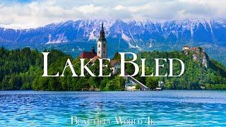 Lake Bled 4K Drone Nature Film - Calming Piano Music - Natural Landscape