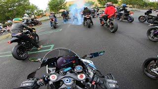 Cop Goes After Bikers in Group Ride!