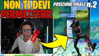  MI FA IL LOSER MENTRE SIAMO in END GAME e MI INCA**O TANTISSIMO su FORTNITE!!