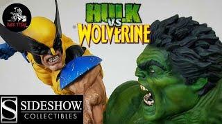  hulk vs wolverine Diorama exclusive by Sideshow collectibles - RaddTitan | #sideshowcollectibles