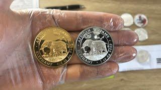 2022 Somalia Elephant 1oz Gold Bullion Coin