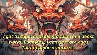 EP | 2 I got a magic capsule machine in a beast world. Each day, I can get rare eggs that become..