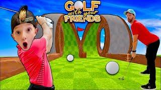 FATHER SON GOLF VIDEO GAME / Putt Putt Revenge!