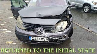 Renault Scenic 2 Gran Scenic Returned to the initial state in 4 hours of work after the accident