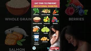 Preventing Gestational Diabetes | Must Have Foods for a Healthy Pregnancy #diet #shorts #pregnant