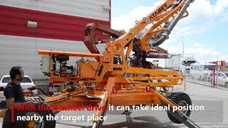 Wheeled Hydraulic Placing Boom | Concrete Pumping | Atabey 4x4 Striker Hydraulic Placer