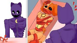 CatNap and DogDay A Present for The Heart | Poppy Playtime Chapter 3 | Comic Dub