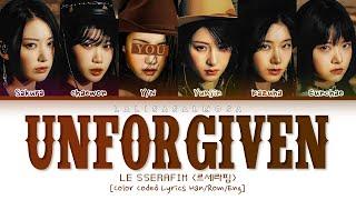 LE SSERAFIM (르세라핌) & YOU AS A MEMBER | UNFORGIVEN | [Karaoke] Color Coded (EASY LYRICS)