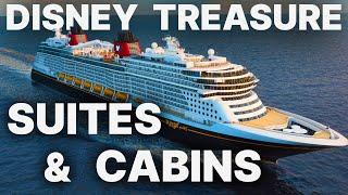 DISNEY TREASURE - SUITES and CABINS ON BOARD - New Cruise Ship by Disney Cruise Line