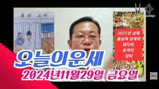 오늘의운세 2024년11월29일 띠별운세/2025년 운세 총운 #운세 #오늘의운세 #2025년운세 #띠별운세