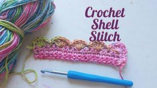 Simple Crochet Shell stitch border