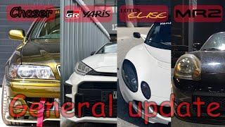 2023 General Update on all my cars: Toyota Chaser JZX100, GR Yaris, Lotus Elise, Kswap Mr2 Spyder