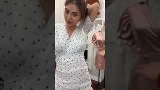 Try On Haul Online Shopping Transparent New Dress Collection 2024 olshop live jualan baju