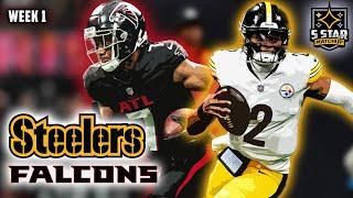 Steelers vs Falcons Week 1 Highlights: Justin Fields Gets It Done! | 5 Star Matchup (Q1)