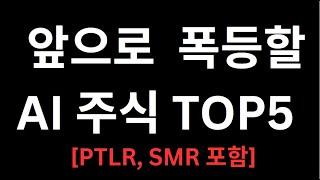 1000% 급등할 AI TOP5 주식추천 (데이터센터, 자율주행)