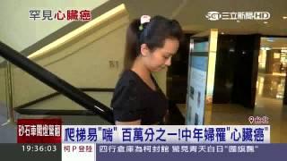 爬梯易「喘」 百萬分之一！中年婦罹「心臟癌」│三立新聞台