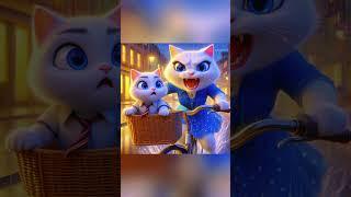 Little cat first day of school part-2 #ai #aicat #aicatstories #funny #cat #catlover