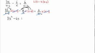 16 - Solving rational equations - extraneous solutions