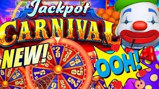 NEW SLOT! I LIKE THIS ONE!  3-REEL JACKPOT CARNIVAL Slot Machine (ARISTOCRAT GAMING)