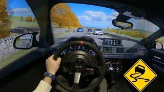 Assetto Corsa Racing on UK streets - Triple Screen POV