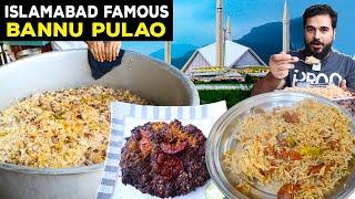 Islamabad Famous Malang Jan Bannu Pulao | Street food | Mustafa Hanif