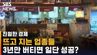 뜨고 지는 업종들…3년만 버텨도 일단 성공? / SBS / 친절한 경제