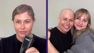 Baywatch's Nicole Eggert Shaves Head With Daughter Amid Breast Cancer Battle