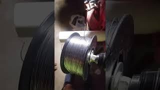 Winding MIG or Flux Core Arc Welding (FCAW) Wire From a 10lb to 2lb Spool