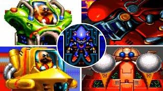 Knuckles Chaotix - All Bosses + Good Ending