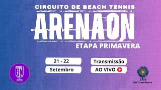 CIRCUITO DE BEACH TENNIS ARENA ON - ETAPA PRIMAVERA - SEMI FINAL MISTA INICIANTE