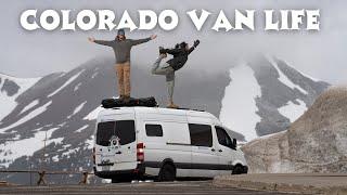 Living in a van in the Mountains | Colorado Van Life vlog