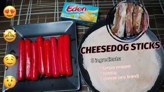 CHEESEDOG STICKS //* 3 ingredients only | Rocel Pagtalunan