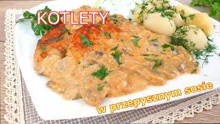 Mięciutkie filety z kurczaka w obłędnie pysznym sosie  Soft chicken fillets in a delicious sauce