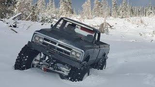 496 Big Block Snow wheeling