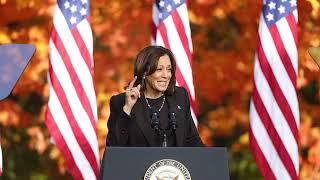 Kamala Harris calls Trump a loser of manufacturing jobs in Michigan