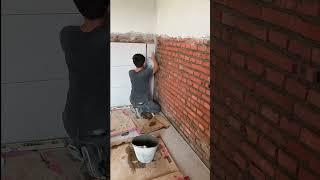 Tile installation P1821#shorts